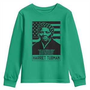 Harriet Tubman Quote Youth Sweatshirt Black History Month TS14 Irish Green Print Your Wear