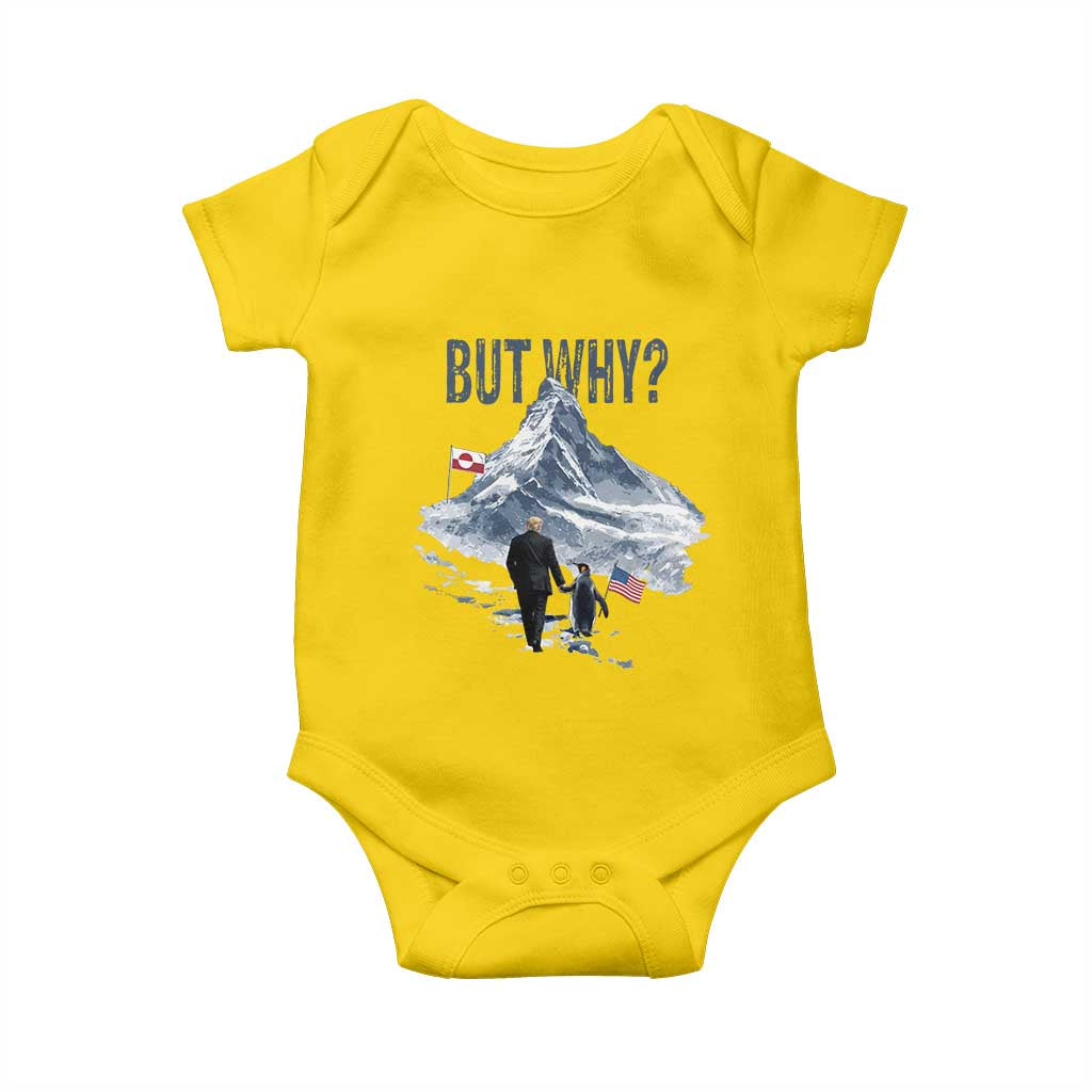 But Why Penguin Baby Onesie Head Towards The Mountains Penguin Meme TS14 Daisy Print Your Wear