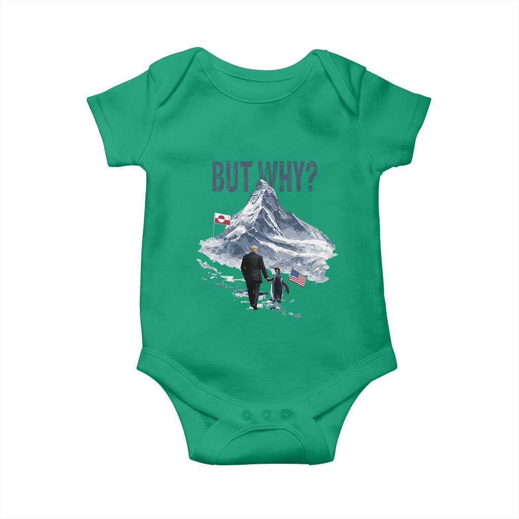 But Why Penguin Baby Onesie Head Towards The Mountains Penguin Meme TS14 Irish Green Print Your Wear