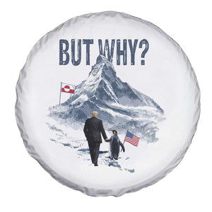 But Why Penguin Spare Tire Cover Head Towards The Mountains Penguin Meme TS14 Print Your Wear