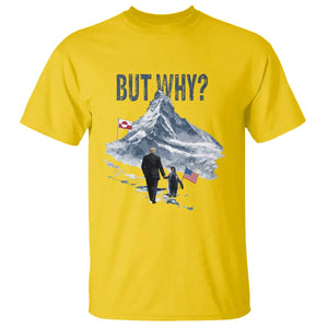 But Why Penguin T Shirt Head Towards The Mountains Penguin Meme TS14 Daisy Print Your Wear