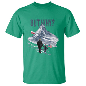 But Why Penguin T Shirt Head Towards The Mountains Penguin Meme TS14 Irish Green Print Your Wear