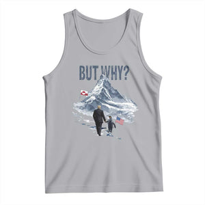 But Why Penguin Tank Top Head Towards The Mountains Penguin Meme TS14 Athletic Heather Print Your Wear