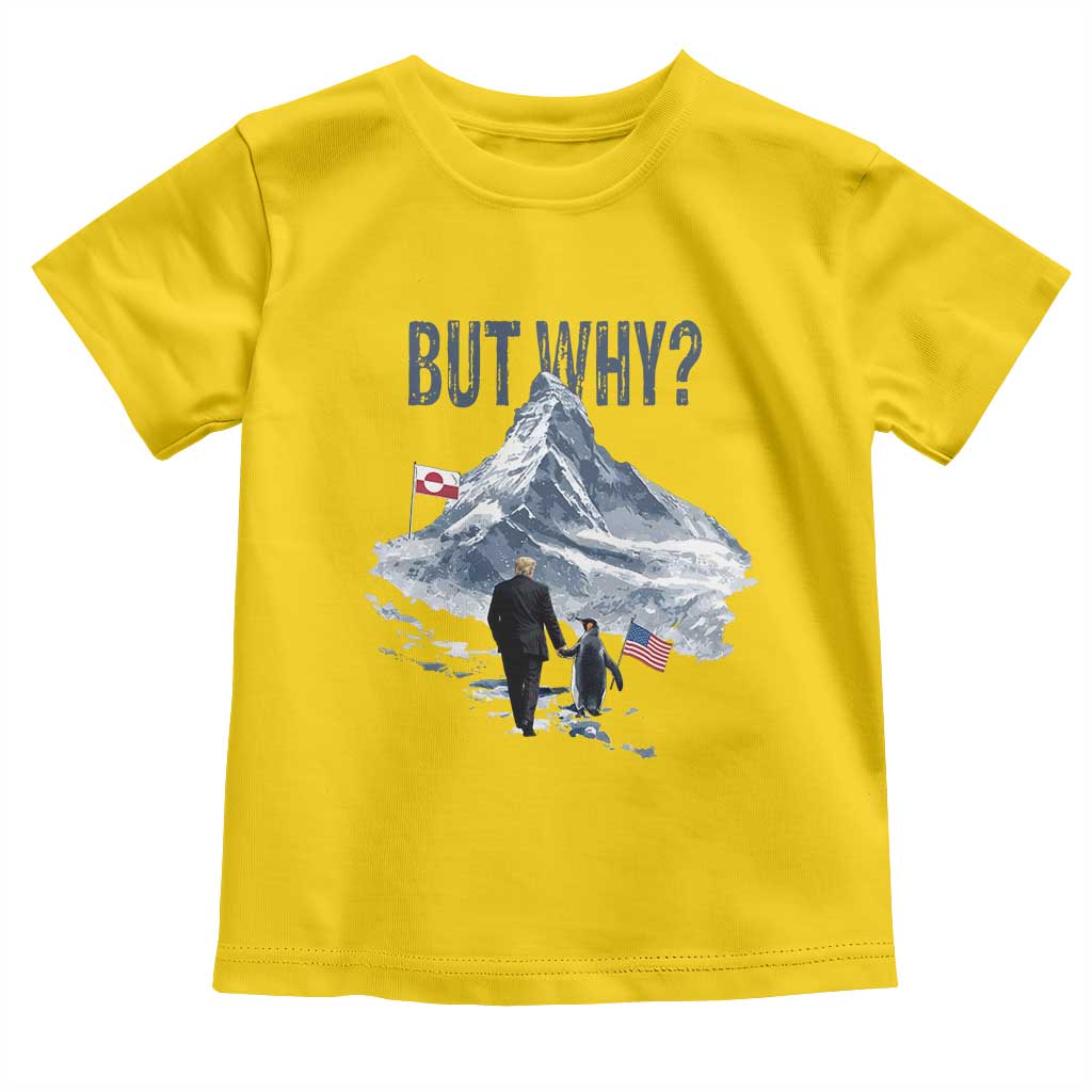 But Why Penguin Toddler T Shirt Head Towards The Mountains Penguin Meme TS14 Daisy Print Your Wear