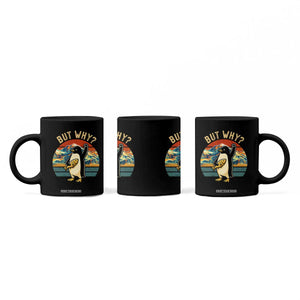 But Why Penguin Coffee Mug Nihilist Penguin Mountain Hiking TS14 Print Your Wear
