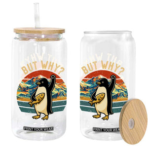 But Why Penguin Glass Can Nihilist Penguin Mountain Hiking TS14 Print Your Wear