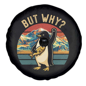 But Why Penguin Spare Tire Cover Nihilist Penguin Mountain Hiking TS14 Print Your Wear