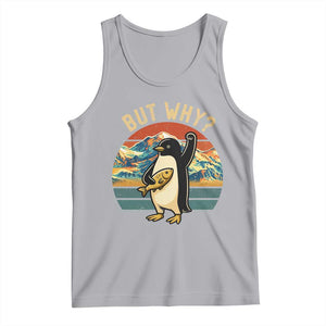 But Why Penguin Tank Top Nihilist Penguin Mountain Hiking TS14 Athletic Heather Print Your Wear