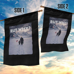 But Why Penguin Garden Flag Trump Nihilist Penguin Political Meme Minimal TS14 Print Your Wear