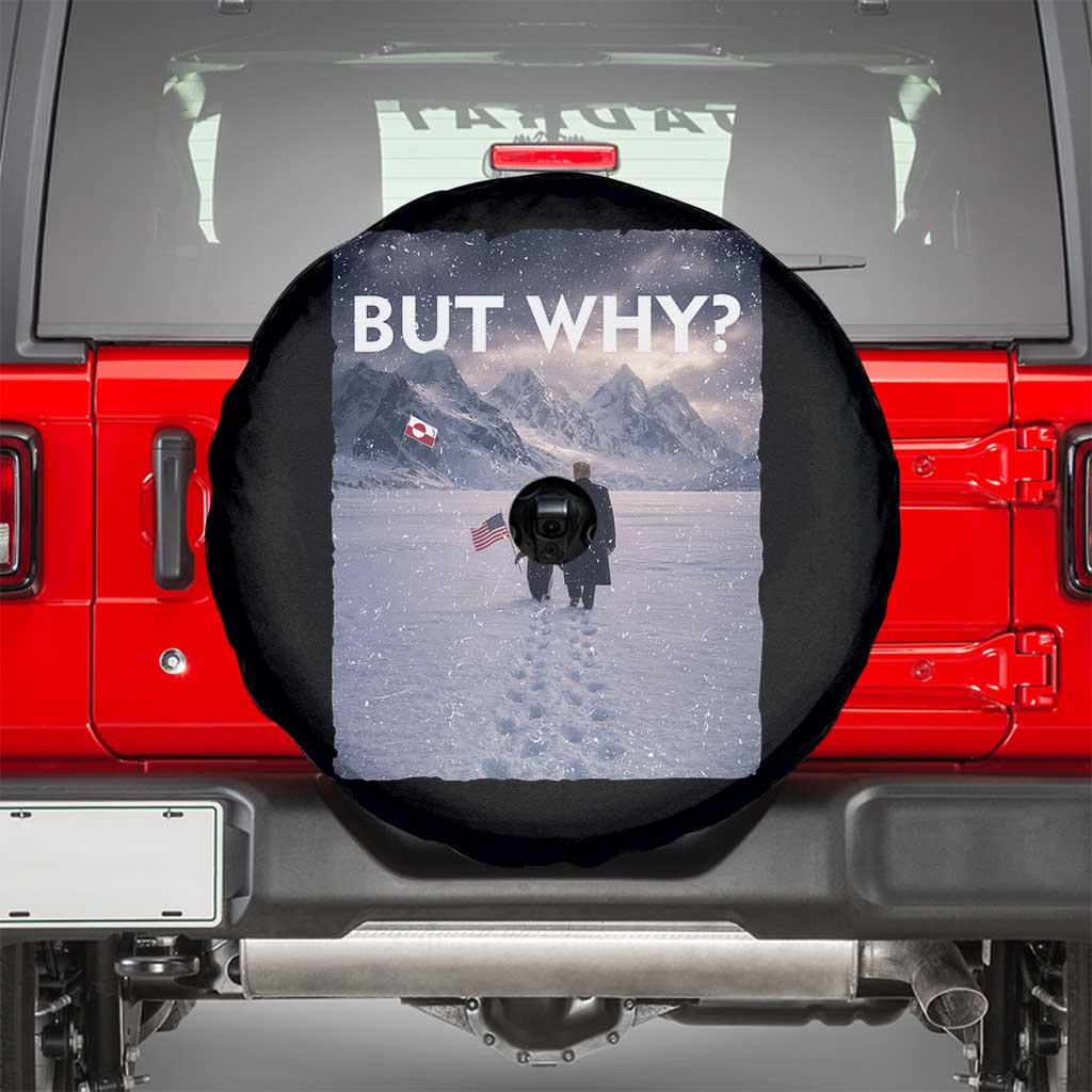 But Why Penguin Spare Tire Cover Trump Nihilist Penguin Political Meme Minimal TS14 Black Print Your Wear