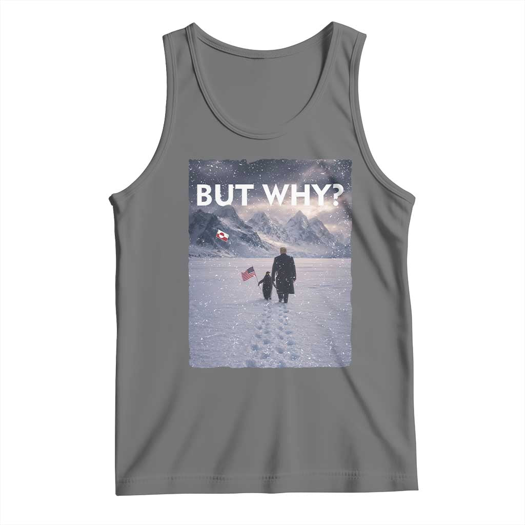 But Why Penguin Tank Top Trump Nihilist Penguin Political Meme Minimal TS14 Black Heather Print Your Wear