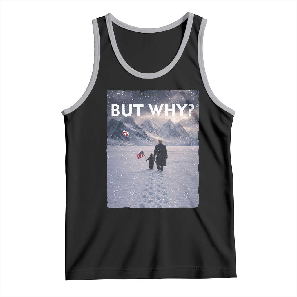 But Why Penguin Tank Top Trump Nihilist Penguin Political Meme Minimal TS14 Black Athletic Heather Print Your Wear