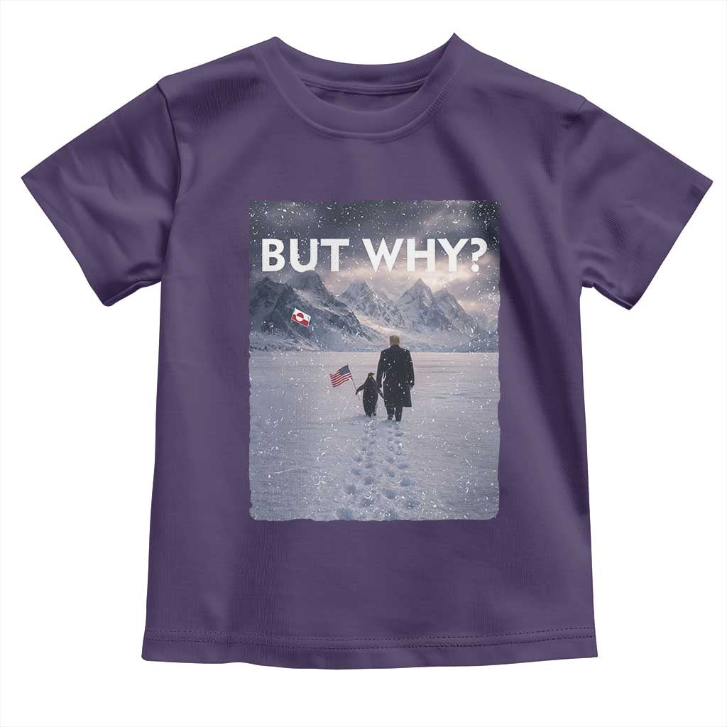 But Why Penguin Toddler T Shirt Trump Nihilist Penguin Political Meme Minimal TS14 Purple Print Your Wear