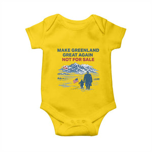 Greenland Is Not for Sale Baby Onesie Funny Nihilist Penguin Greenland Political Meme FDT TS14 Daisy Print Your Wear