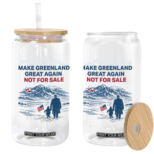 Greenland Is Not for Sale Glass Can Funny Nihilist Penguin Greenland Political Meme FDT TS14 Print Your Wear