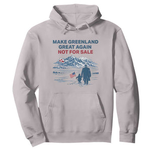 Greenland Is Not for Sale Hoodie Funny Nihilist Penguin Greenland Political Meme FDT TS14 Ice Gray Print Your Wear