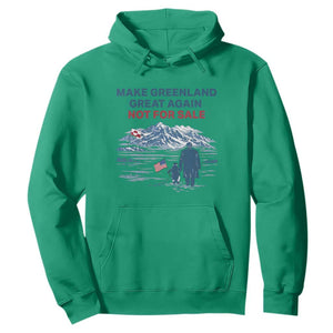 Greenland Is Not for Sale Hoodie Funny Nihilist Penguin Greenland Political Meme FDT TS14 Irish Green Print Your Wear