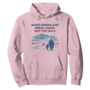 Greenland Is Not for Sale Hoodie Funny Nihilist Penguin Greenland Political Meme FDT TS14 Light Pink Print Your Wear