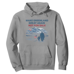 Greenland Is Not for Sale Hoodie Funny Nihilist Penguin Greenland Political Meme FDT TS14 Sport Gray Print Your Wear
