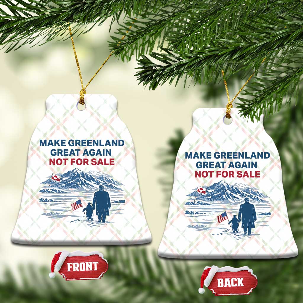 Greenland Is Not for Sale Ceramic Ornament Funny Nihilist Penguin Greenland Political Meme FDT TS14 Print Your Wear