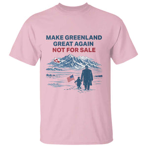 Greenland Is Not for Sale T Shirt Funny Nihilist Penguin Greenland Political Meme FDT TS14 Light Pink Print Your Wear