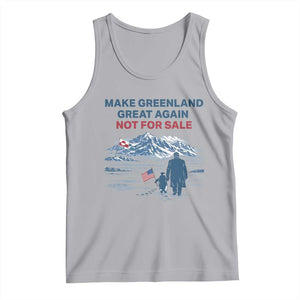 Greenland Is Not for Sale Tank Top Funny Nihilist Penguin Greenland Political Meme FDT TS14 Athletic Heather Print Your Wear