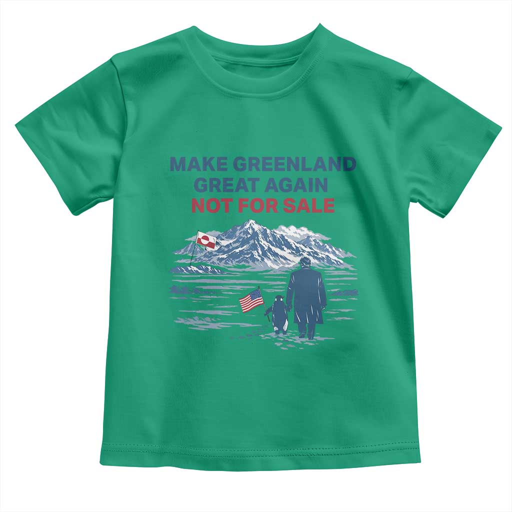 Greenland Is Not for Sale Toddler T Shirt Funny Nihilist Penguin Greenland Political Meme FDT TS14 Irish Green Print Your Wear