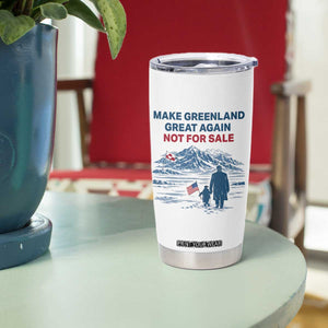 Greenland Is Not for Sale Tumbler Cup Funny Nihilist Penguin Greenland Political Meme FDT TS14 Print Your Wear