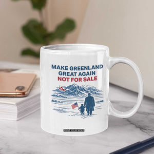 Greenland Is Not for Sale Coffee Mug Funny Nihilist Penguin Greenland Political Meme FDT TS14 Print Your Wear