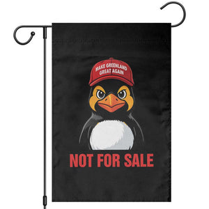 Greenland Is Not for Sale Garden Flag Funny Nihilist Penguin FDT Political Meme TS14 Black Print Your Wear