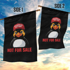 Greenland Is Not for Sale Garden Flag Funny Nihilist Penguin FDT Political Meme TS14 Print Your Wear
