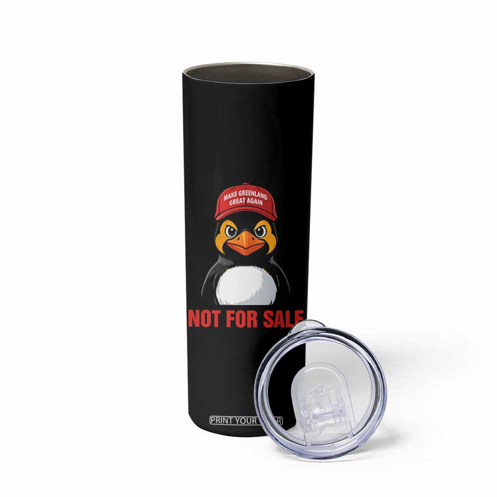 Greenland Is Not for Sale Skinny Tumbler Funny Nihilist Penguin FDT Political Meme TS14 Print Your Wear