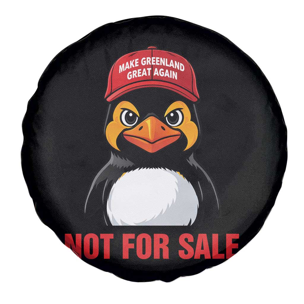 Greenland Is Not for Sale Spare Tire Cover Funny Nihilist Penguin FDT Political Meme TS14 Print Your Wear