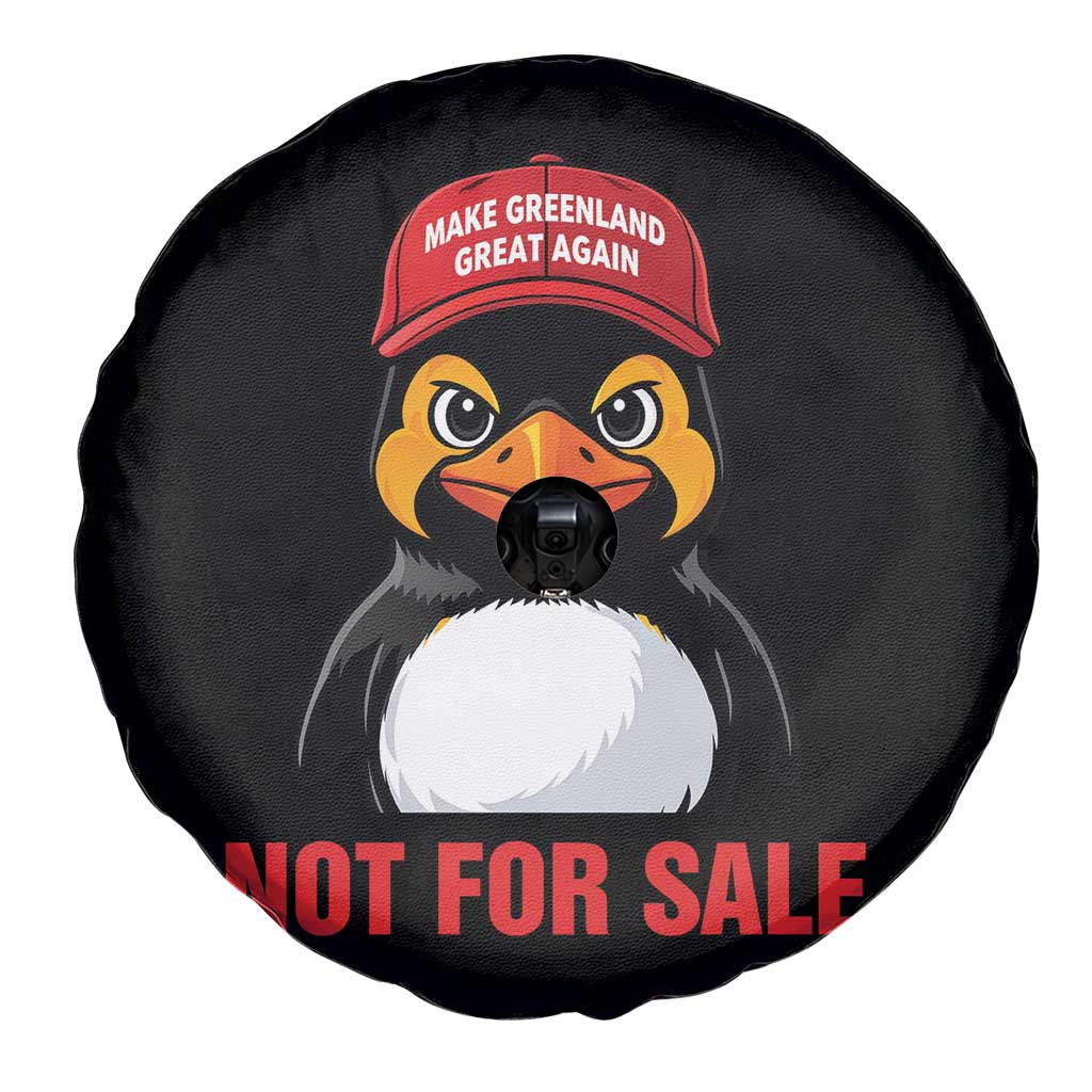 Greenland Is Not for Sale Spare Tire Cover Funny Nihilist Penguin FDT Political Meme TS14 Print Your Wear