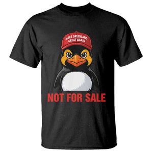 Greenland Is Not for Sale T Shirt Funny Nihilist Penguin FDT Political Meme TS14 Black Print Your Wear