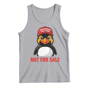 Greenland Is Not for Sale Tank Top Funny Nihilist Penguin FDT Political Meme TS14 Athletic Heather Print Your Wear