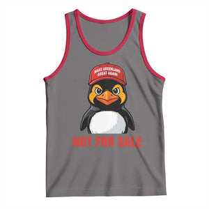 Greenland Is Not for Sale Tank Top Funny Nihilist Penguin FDT Political Meme TS14 Deep Heather Red Print Your Wear