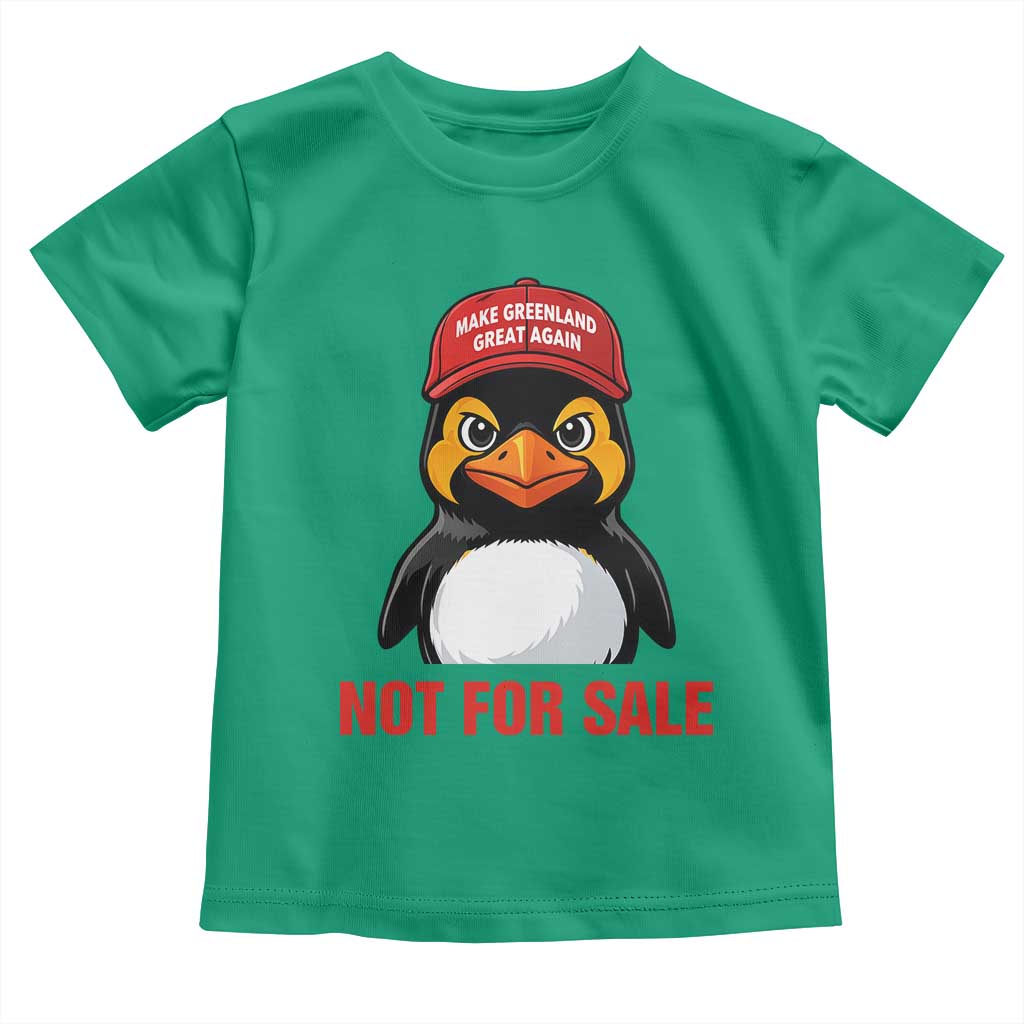 Greenland Is Not for Sale Toddler T Shirt Funny Nihilist Penguin FDT Political Meme TS14 Irish Green Print Your Wear