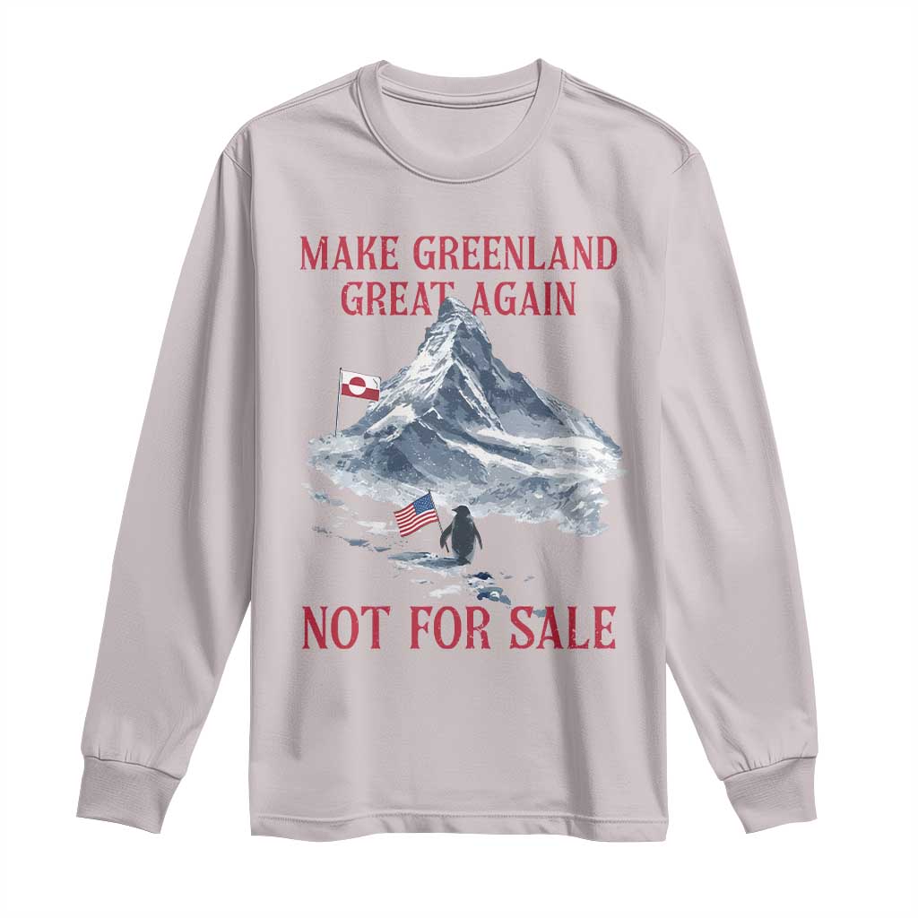 But Why Penguin Long Sleeve Shirt Trump Nihilist Penguin Minimal Political Meme TS14 Ice Gray Print Your Wear