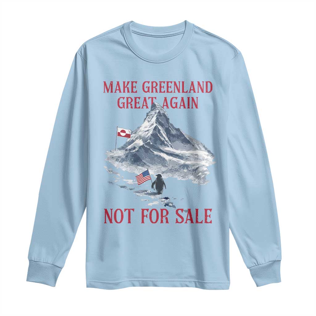But Why Penguin Long Sleeve Shirt Trump Nihilist Penguin Minimal Political Meme TS14 Light Blue Print Your Wear
