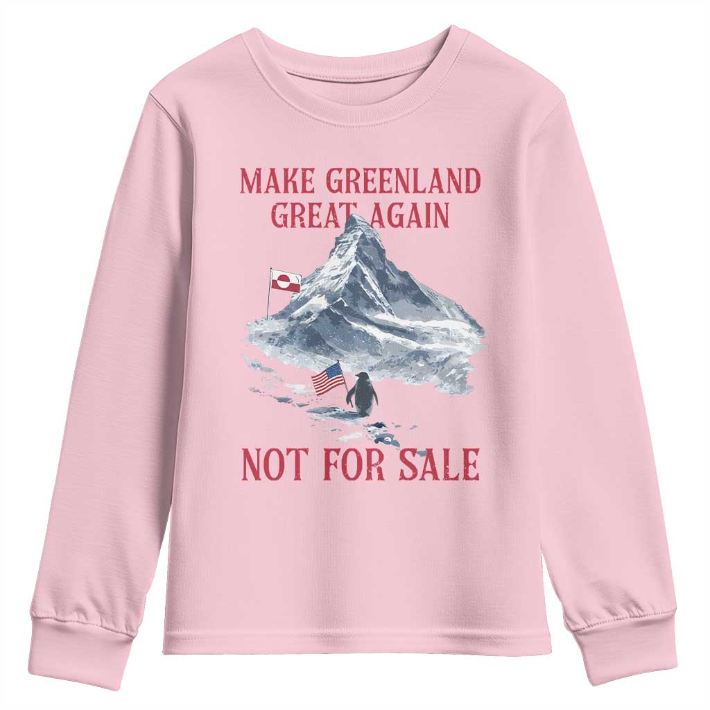 But Why Penguin Youth Sweatshirt Trump Nihilist Penguin Minimal Political Meme TS14 Light Pink Print Your Wear