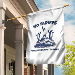 Penguins Against Tariffs Garden Flag Resist Protest FDT Political TS14 Print Your Wear