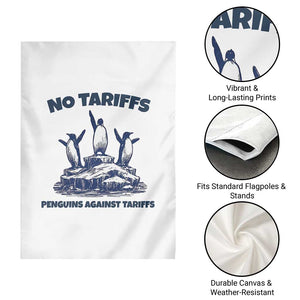 Penguins Against Tariffs Garden Flag Resist Protest FDT Political TS14 Print Your Wear