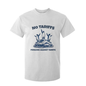 Penguins Against Tariffs T Shirt For Kid Resist Protest FDT Political TS14 White Print Your Wear