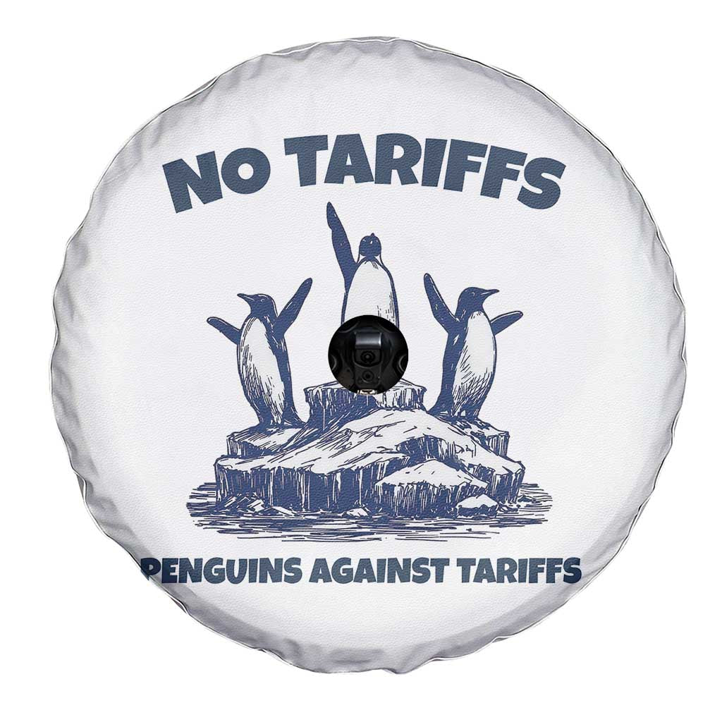 Penguins Against Tariffs Spare Tire Cover Resist Protest FDT Political TS14 Print Your Wear