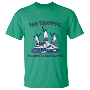 Penguins Against Tariffs T Shirt Resist Protest FDT Political TS14 Irish Green Print Your Wear