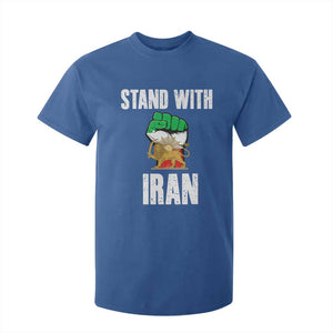 Free Iran Support Iranian MIGA T Shirt For Kid Stand With Iran TS14 Royal Blue Print Your Wear