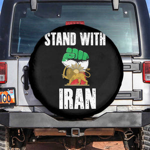 Free Iran Support Iranian MIGA Spare Tire Cover Stand With Iran TS14 No hole Black Print Your Wear