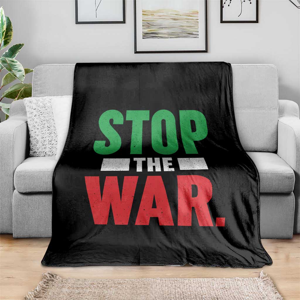 Free Iran Support Iranian MIGA Throw Blanket Stop The War TS14 Print Your Wear