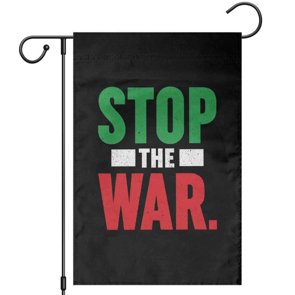 Free Iran Support Iranian MIGA Garden Flag Stop The War TS14 Black Print Your Wear